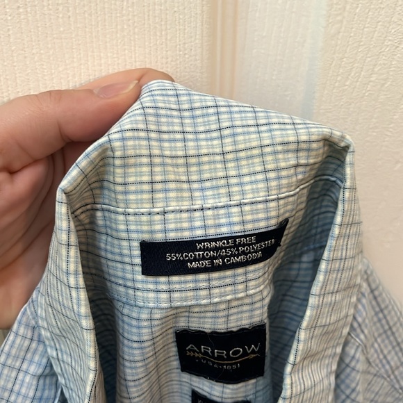 Blue button down dress shirt - Picture 10 of 10